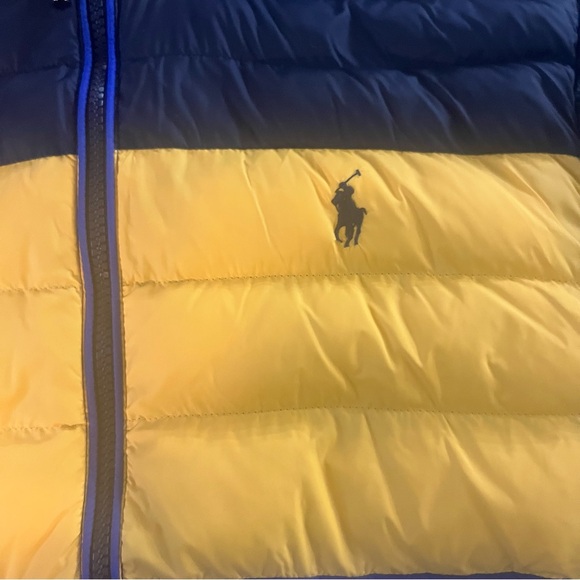 Polo Ralph Lauren Color-Block Packable Performance Water Repel Puffer Jacket - Picture 3 of 9